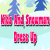  Kids And Snowman Dress Up παιχνίδι