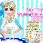  Elsa Washing Dishes παιχνίδι